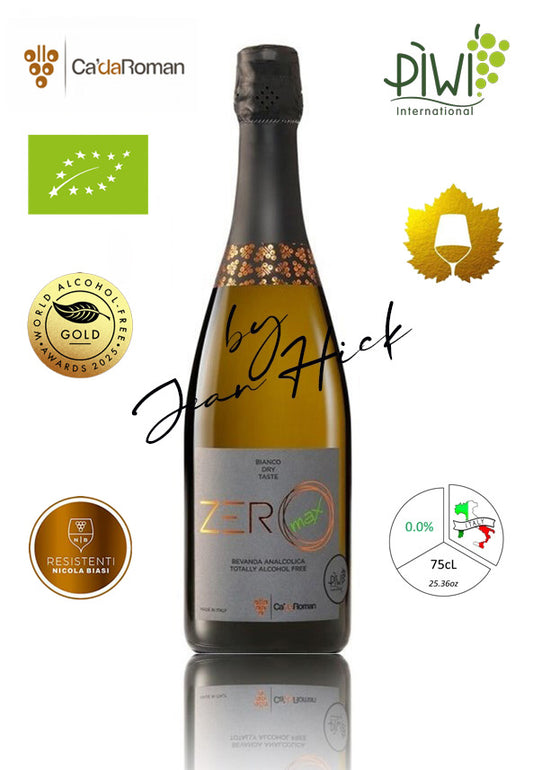CA' DA ROMAN ZEROMAX 0.0%  - PIWI BIO WHITE EXTRA-DRY SPARKLING WINE